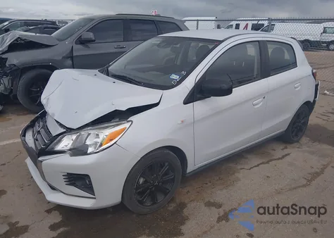 2022 Mitsubishi Mirage Black Edition z USA, uszkodzony, nr VIN ML32AWHJ0NH003739